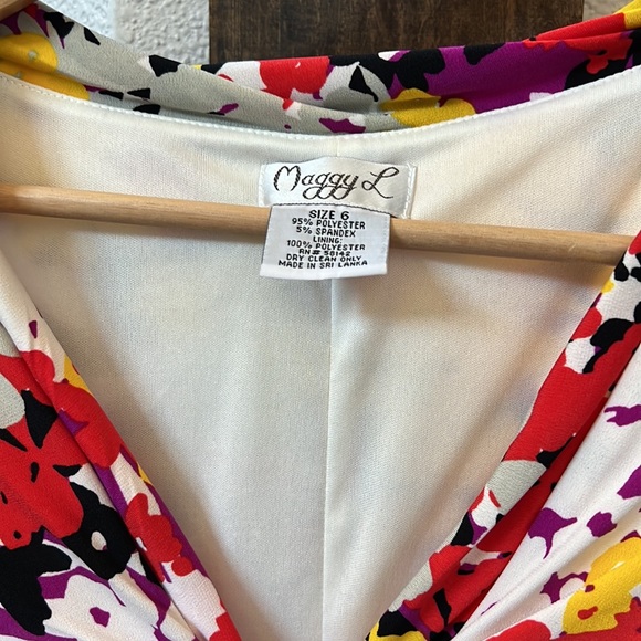 Maggot L woman’s floral cinched waist midi dress - Picture 3 of 16